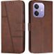 Чехол-книжка UniCase Jet Cover для OPPO A3x / A3 / A40m - Brown (365324Z). Фото 1 из 10