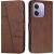 Чехол-книжка UniCase Jet Cover для OPPO A3x / A3 / A40m - Brown: фото 1 из 10