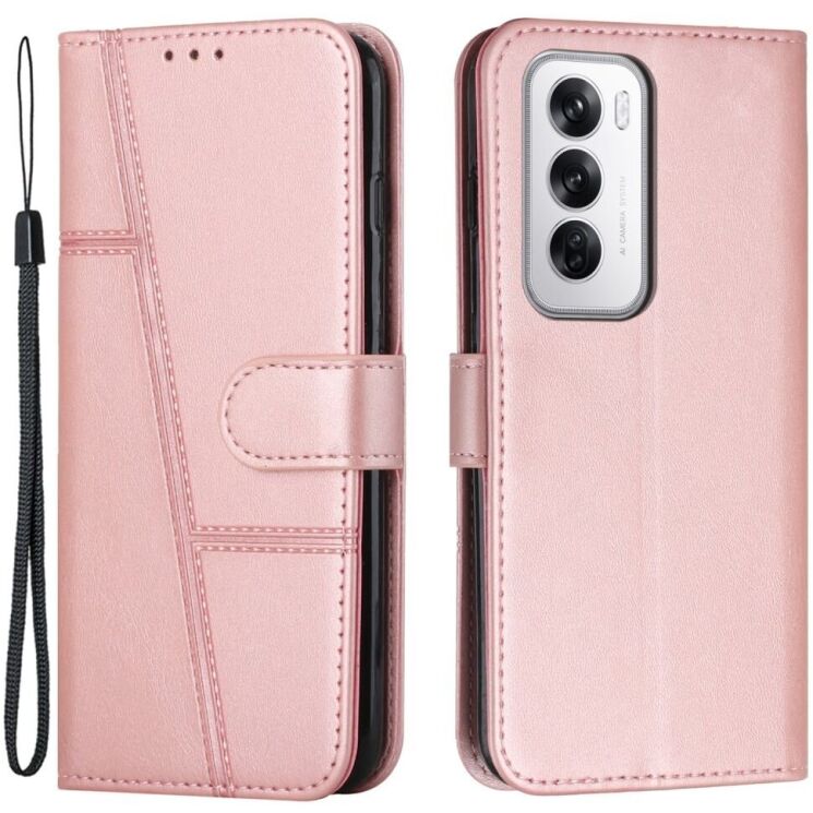 Чохол-книжка UniCase Jet Cover для OPPO Reno 12 - Rose Gold: фото 1 з 10