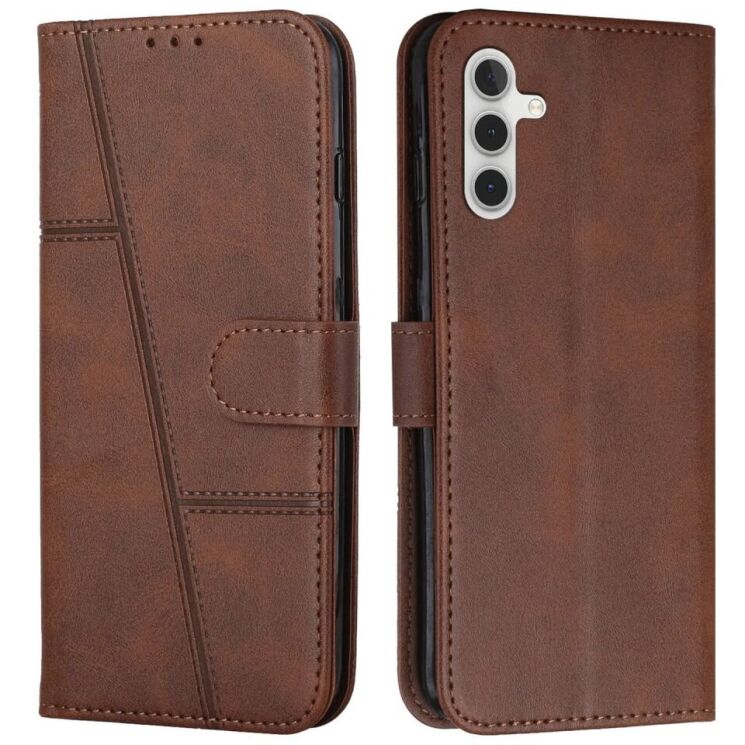 Чохол-книжка UniCase Jet Cover для Samsung Galaxy M35 (M356) - Brown: фото 1 з 10