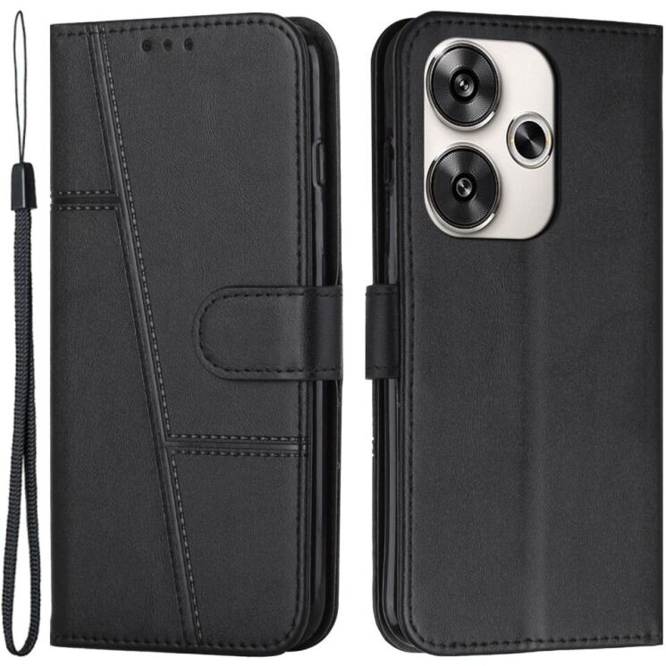 Чехол-книжка UniCase Jet Cover для Xiaomi Poco F6 - Black: фото 1 из 10