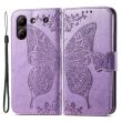Чехол-книжка UniCase Butterfly Pattern для ZTE Blade A54 - Light Purple (344313LV)