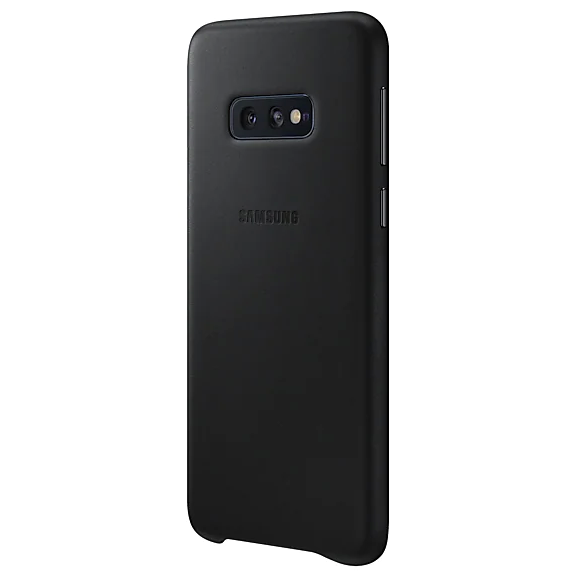 Чохол Leather Cover для Samsung Galaxy S10e (G970) EF-VG970LBEGRU - Black: фото 3 з 5