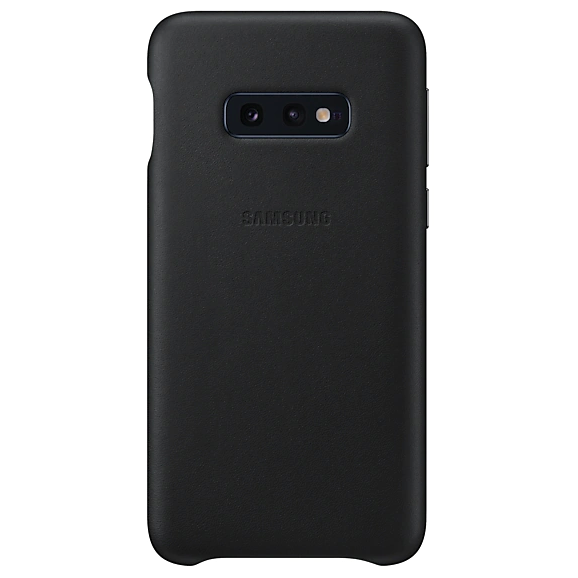 Чохол Leather Cover для Samsung Galaxy S10e (G970) EF-VG970LBEGRU - Black: фото 1 з 5