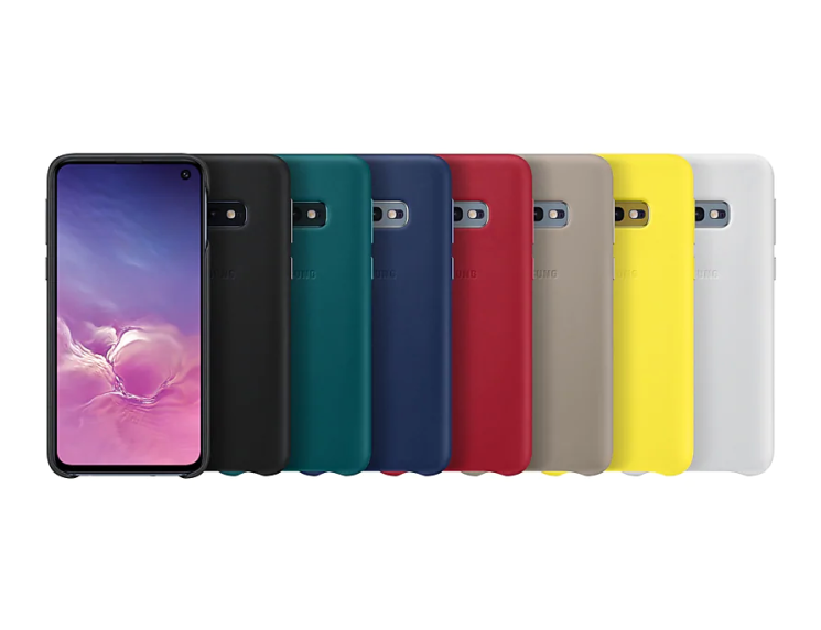 Чохол Leather Cover для Samsung Galaxy S10e (G970) EF-VG970LREGRU - Red: фото 5 з 5