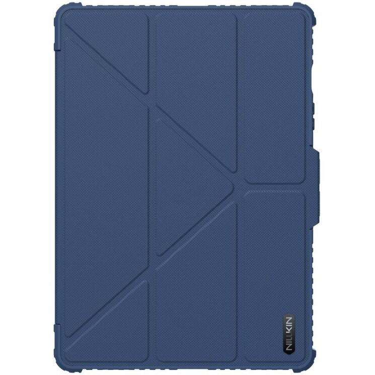 Чехол NILLKIN Bumper Leather Case Pro для Samsung Galaxy Tab S10 FE - Blue: фото 4 из 16