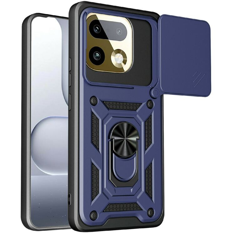 Чохол із захистом камери Deexe Armor Shield для Realme 16 Pro Plus - Blue (428510L) Чохол із захистом камери Deexe Armor Shield для Realme 16 Pro Plus - Blue: фото 1 з 9