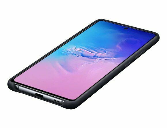 Чехол Silicone Cover для Samsung Galaxy S10 Lite (G770) EF-PG770TBEGRU - Black: фото 5 из 5