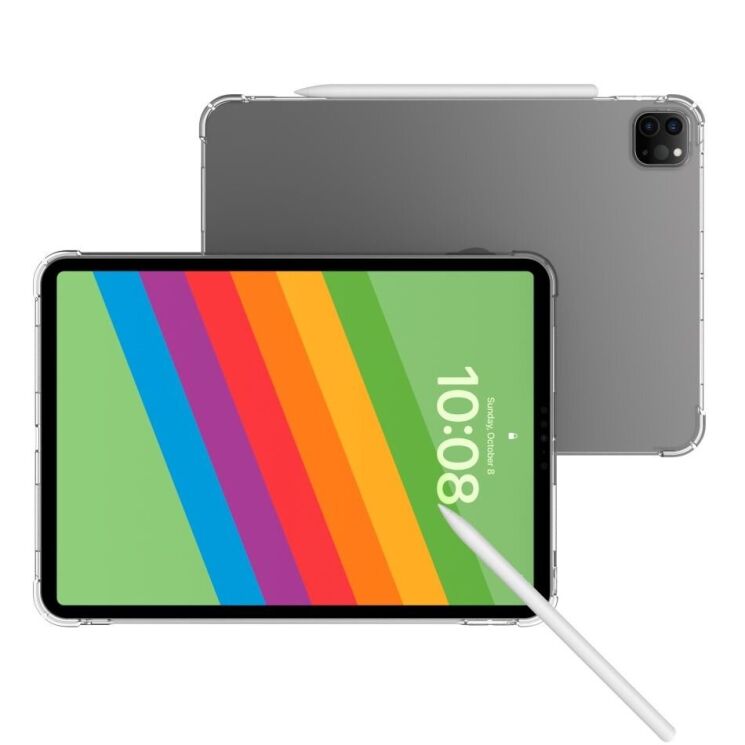 Чехол UniCase Airbag Max для Apple iPad Pro 13 (2024) - Transparent: фото 5 из 6