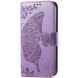 Чехол UniCase Butterfly Pattern для Motorola Moto E40 - Light Purple (302526LV). Фото 3 из 10