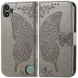 Чехол UniCase Butterfly Pattern для Nothing CMF Phone 1 - Grey (370938H)