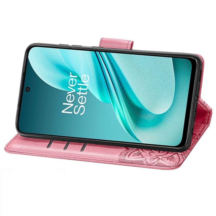 Чехол UniCase Butterfly Pattern для OnePlus Nord N30 SE - Pink: фото 3 из 8