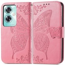 Чехол UniCase Butterfly Pattern для OnePlus Nord N30 SE - Pink: фото 1 из 8