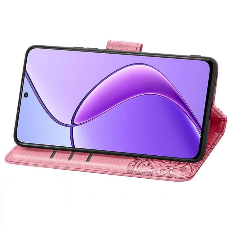 Чехол UniCase Butterfly Pattern для Realme 12 5G - Pink: фото 3 из 8