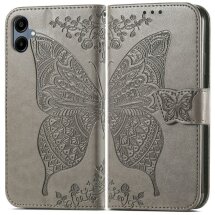 Чехол UniCase Butterfly Pattern для Samsung Galaxy A06 (A065) - Grey: фото 1 из 9