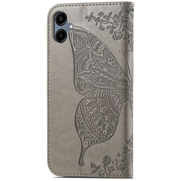 Чехол UniCase Butterfly Pattern для Samsung Galaxy A06 (A065) - Grey: фото 6 из 9