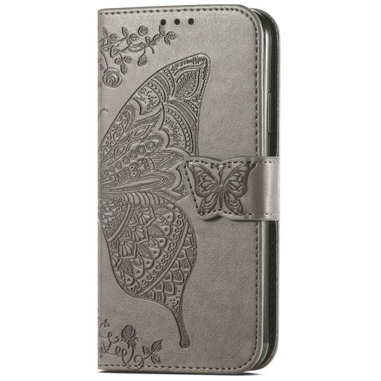 Чехол UniCase Butterfly Pattern для Samsung Galaxy A06 (A065) - Grey: фото 5 из 9