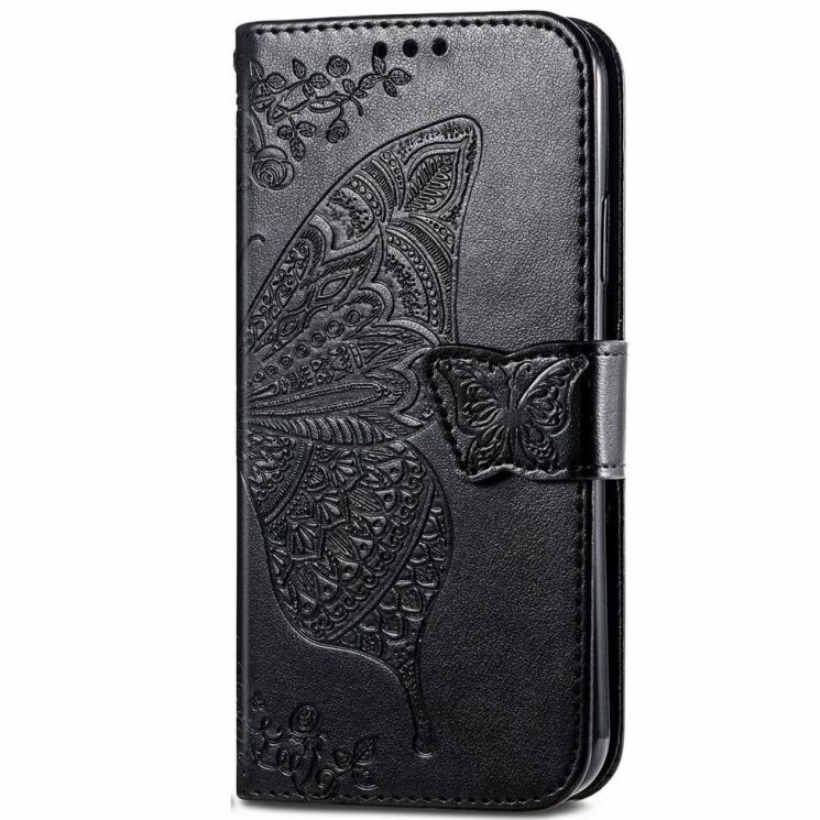 Чехол UniCase Butterfly Pattern для TECNO Spark 20 Pro+ - Black: фото 4 из 8