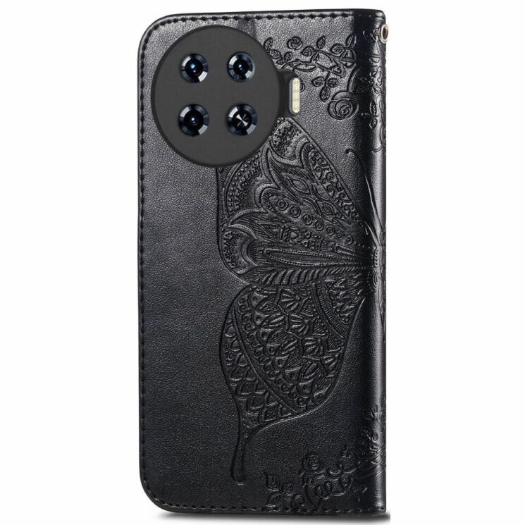 Чехол UniCase Butterfly Pattern для TECNO Spark 20 Pro+ - Black: фото 5 из 8