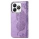 Чохол UniCase Butterfly Pattern для ZTE Blade A75 - Light Purple (361504LV). Фото 5 з 6