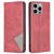 Чехол UniCase Geometric Pattern для Apple iPhone 14 Pro Max - Red: фото 1 из 8