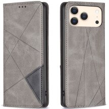 Чохол UniCase Geometric Pattern для Apple iPhone 17 Pro - Grey: фото 1 з 8