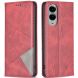 Чехол UniCase Geometric Pattern для Samsung Galaxy S25 Edge (S937) - Red (377501R). Фото 1 из 11