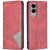 Чехол UniCase Geometric Pattern для Samsung Galaxy S25 Edge (S937) - Red: фото 1 из 11