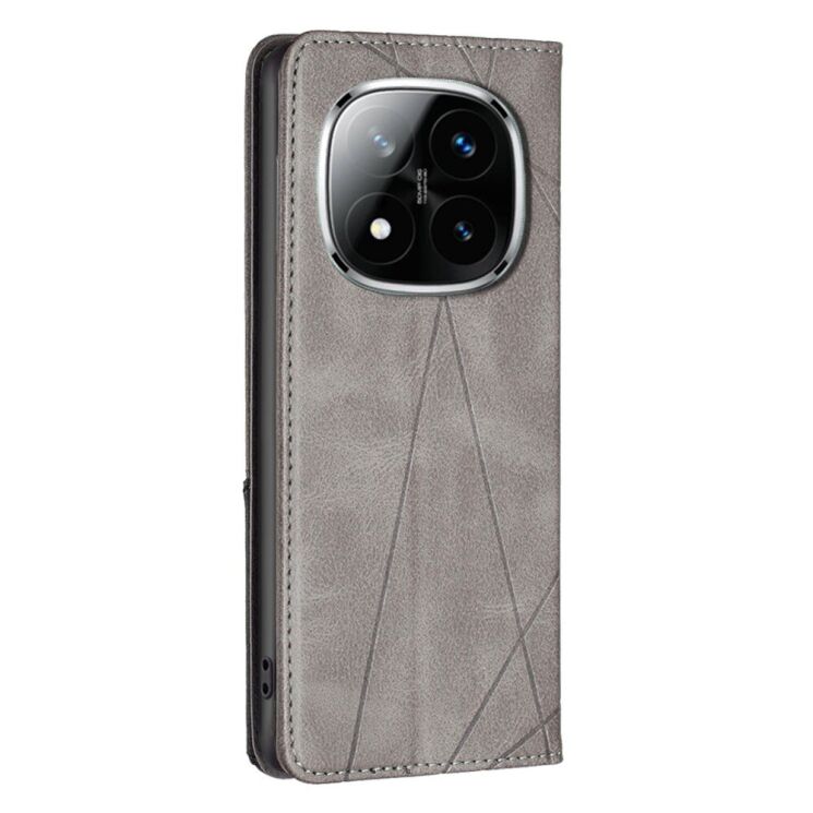 Чехол UniCase Geometric Pattern для Xiaomi Redmi Note 14 Pro - Grey: фото 3 из 8