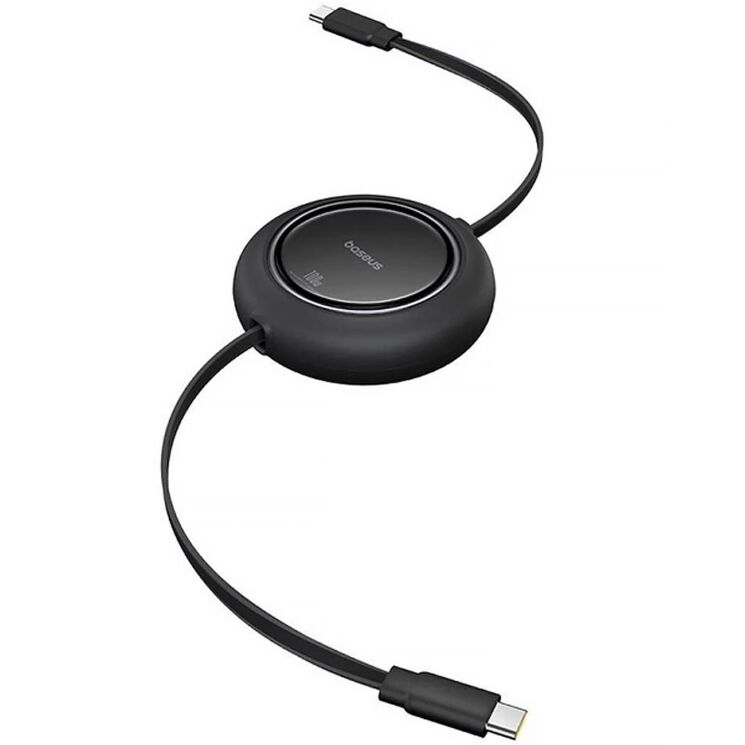 Кабель Baseus Free2Pull Type-C to Type-C (100W, 2m) P10364500113 - Black (982822B) Кабель Baseus Free2Pull Type-C to Type-C (100W, 2m) P10364500113 - Black: фото 3 из 10