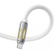 Кабель Hoco U136 Prize USB to Type-C (5A, 1.2m) - White (896345W). Фото 2 з 4