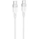 Кабель Hoco X109 Type-C to Type-C (60W, 3A, 1m) - White (896461W). Фото 1 з 5