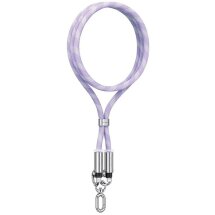 Кабель-ремешок USAMS US-SJ745 Type-C to Type-C (60W, 1.2m) - Purple: фото 1 из 17