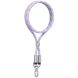 Кабель-ремешок USAMS US-SJ745 Type-C to Type-C (60W, 1.2m) - Purple (896396V). Фото 1 из 17