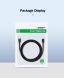 Кабель UGREEN US286 Type-C to Type-C 60W (3A, 1m) 50997 - Black (896530B). Фото 12 из 12