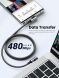 Кабель UGREEN US335 Type-C to Type-C (100W, 5A, 2m) - Black (896308B). Фото 4 з 8