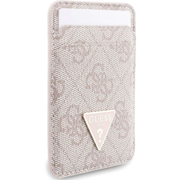 Кардхолдер з ремінцем для смартфону Guess triangle MagSafe (GUBPWMWSP4GTP) - Pink (982439P) Кардхолдер з ремінцем для смартфону Guess triangle MagSafe (GUBPWMWSP4GTP) - Pink: фото 4 з 6