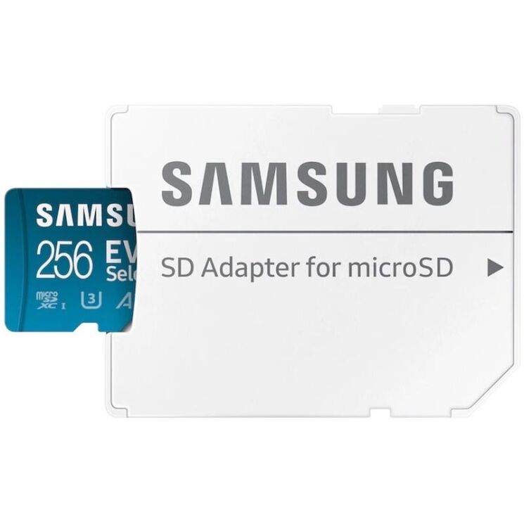 Карта пам'яті microSDXC Samsung EVO Select 256Gb C10 A2 V30 UHS-І U3 R130MB/s + адаптер (MB-ME256KA/EU): фото 2 з 9