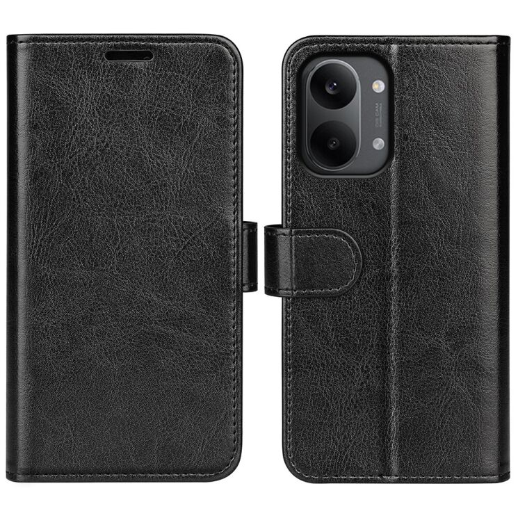Класичний чохол-книжка Deexe Wallet Style для Xiaomi Poco X8 Pro Max - Black: фото 1 з 7
