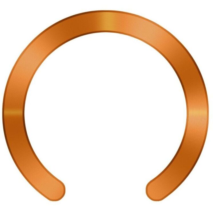 Комплект магнітних кілець Tech-Protect MMP-210 Magnetic - Black / Cosmic Orange: фото 2 з 9