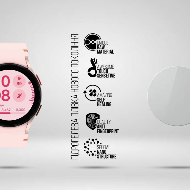 Комплект плівок (6шт) ArmorStandart Watch Film для Samsung Galaxy Watch FE (40mm): фото 2 з 4