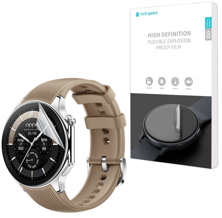 Комплект плівок (6 шт) RockSpace Watch Film для OPPO Watch X: фото 1 з 6