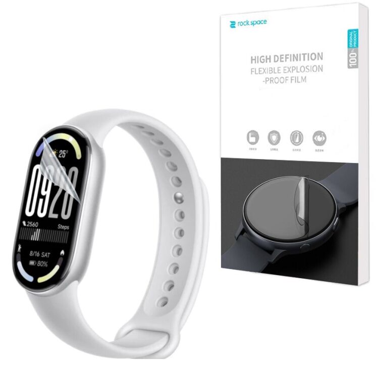Комплект пленок (6шт) RockSpace Watch Film для Xiaomi Mi Smart Band 10: фото 1 из 6