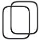 Комплект защитных пленок BASEUS Full-Coverage Film для Apple Watch 45 mm (7 / 8 / 9 Series) - Black (286426B). Фото 2 из 16