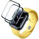 Комплект защитных пленок BASEUS Full-Coverage Film для Apple Watch 45 mm (7 / 8 / 9 Series) - Black (286426B). Фото 1 из 16