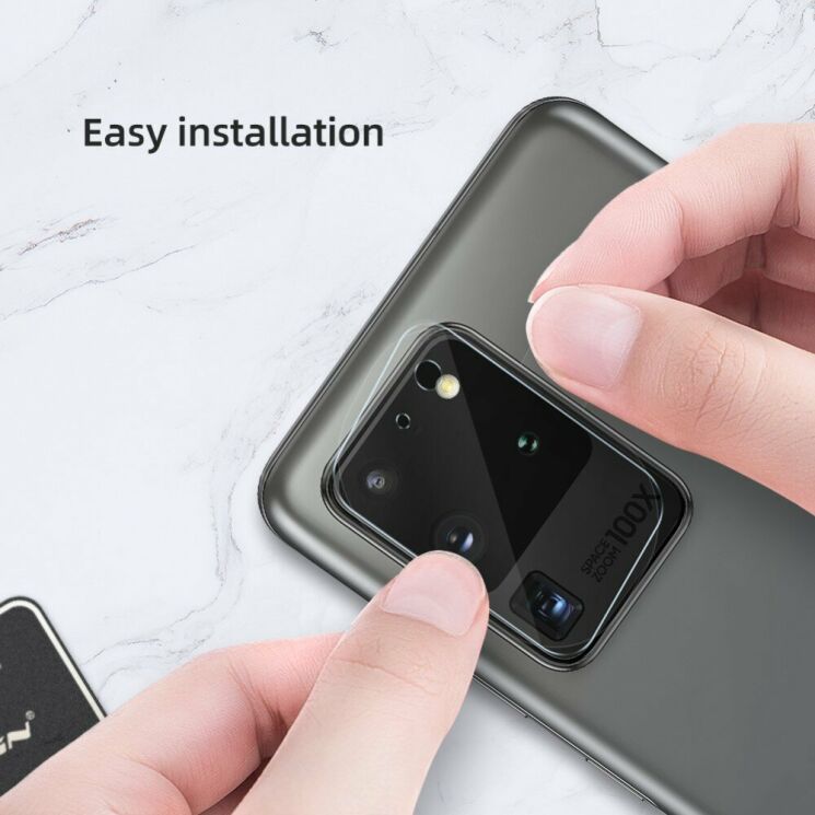 Комплект защитных пленок (2шт) на камеру NILLKIN InvisiFilm для Samsung Galaxy S20 Ultra (G988): фото 12 из 14