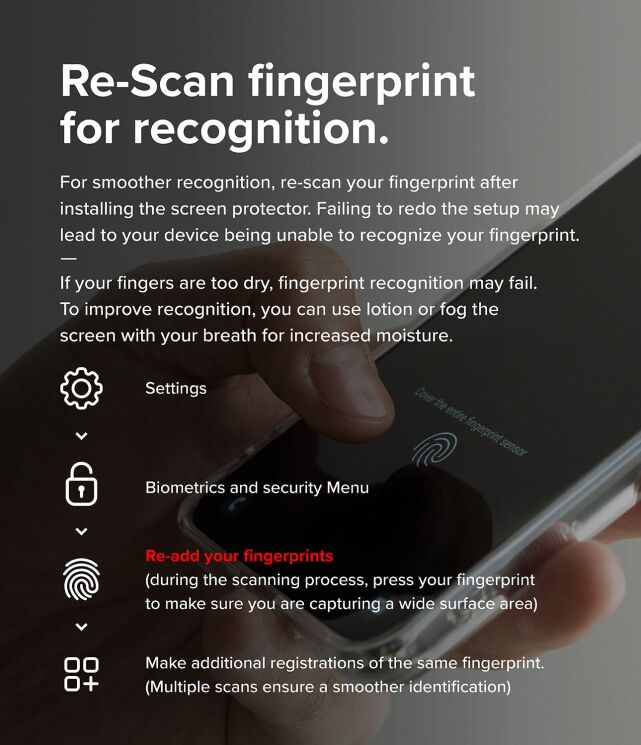 Комплект защитных стекол (2шт) Ringke Screen Protector Tempered Glass для Samsung Galaxy S23 (S911) 8809919301794: фото 7 из 15
