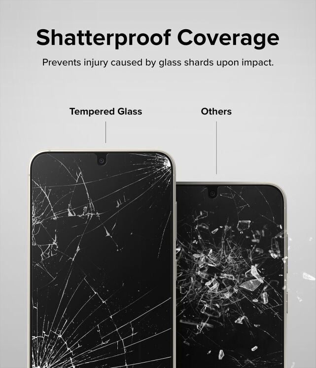 Комплект защитных стекол (2шт) Ringke Screen Protector Tempered Glass для Samsung Galaxy S23 (S911) 8809919301794: фото 11 из 15