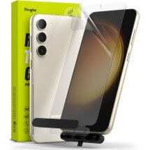 Комплект защитных стекол (2шт) Ringke Screen Protector Tempered Glass для Samsung Galaxy S23 (S911) 8809919301794: фото 1 из 15