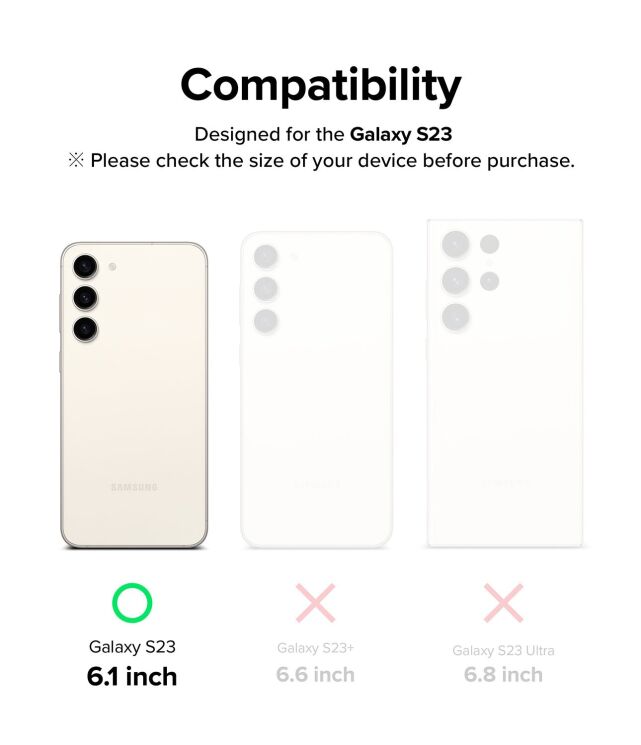 Комплект защитных стекол (2шт) Ringke Screen Protector Tempered Glass для Samsung Galaxy S23 (S911) 8809919301794: фото 3 из 15